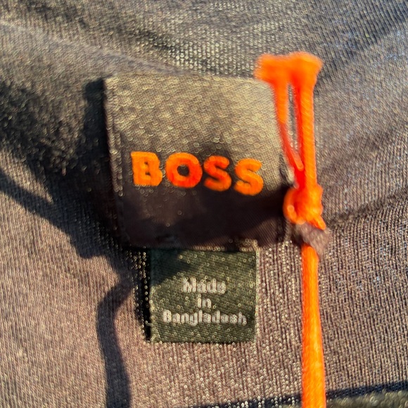 🆕 BOSS by Hugo Boss Black Sheer Mesh Ruched Long Midi Dress Size XL Casual - Picture 13 of 16